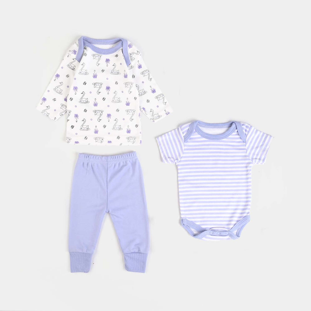 Baby Infant Starter Set 11 Pcs Duck-Purple