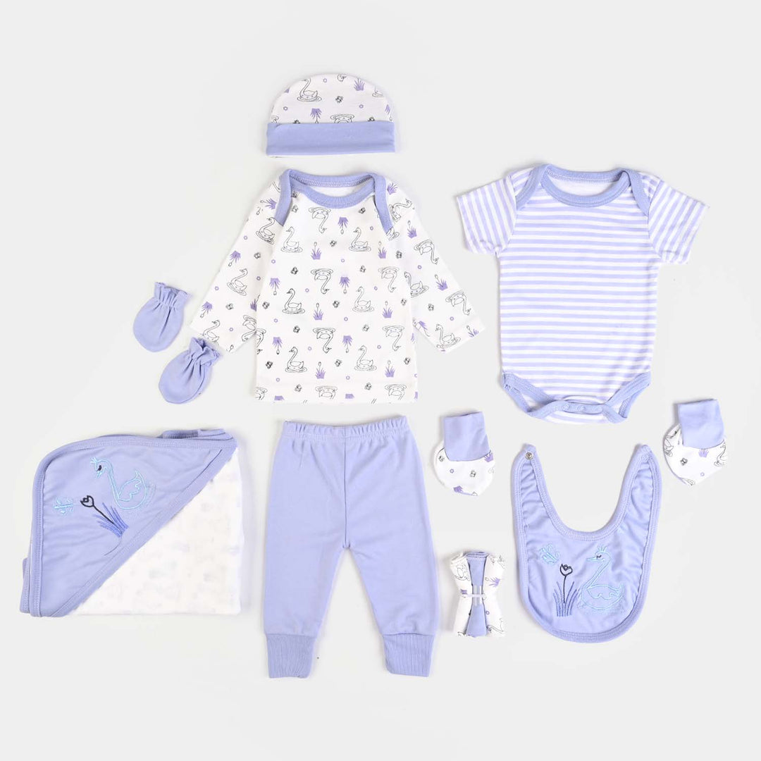 Baby Infant Starter Set 11 Pcs Duck-Purple