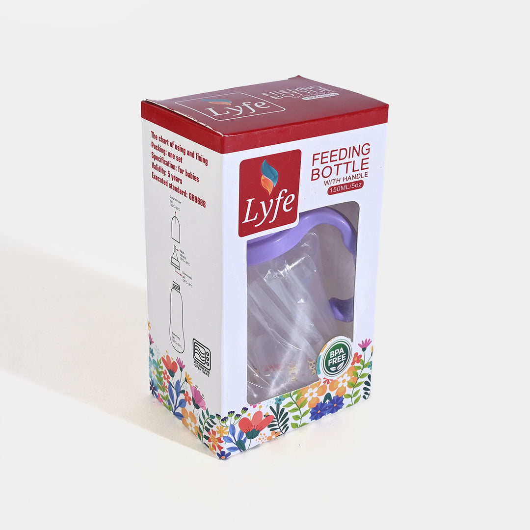 Lyfe Baby Plastic Feeding Mug 5Oz |150ml |Purple