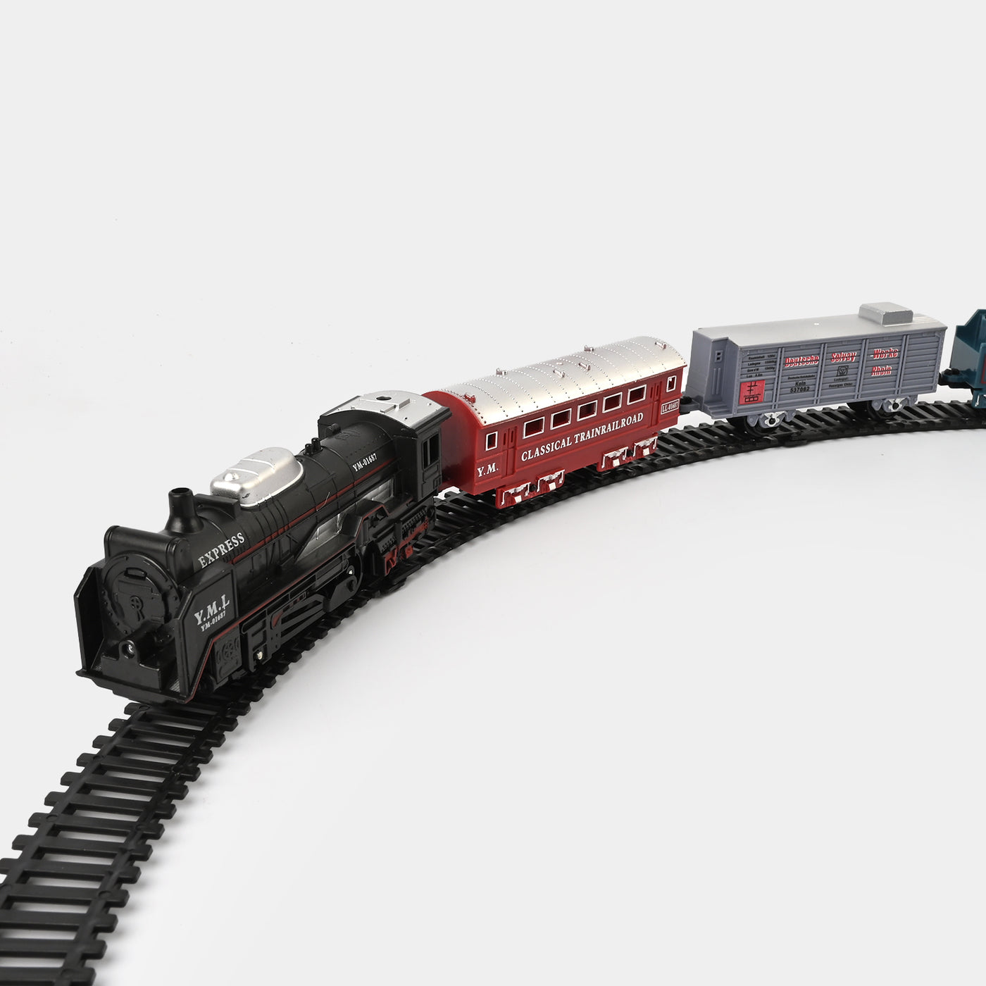 CLASSIC TRAIN SET WITH TRACK FOR KIDS