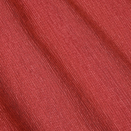 Girls Poly Crinkle Casual Frock Wave-Red