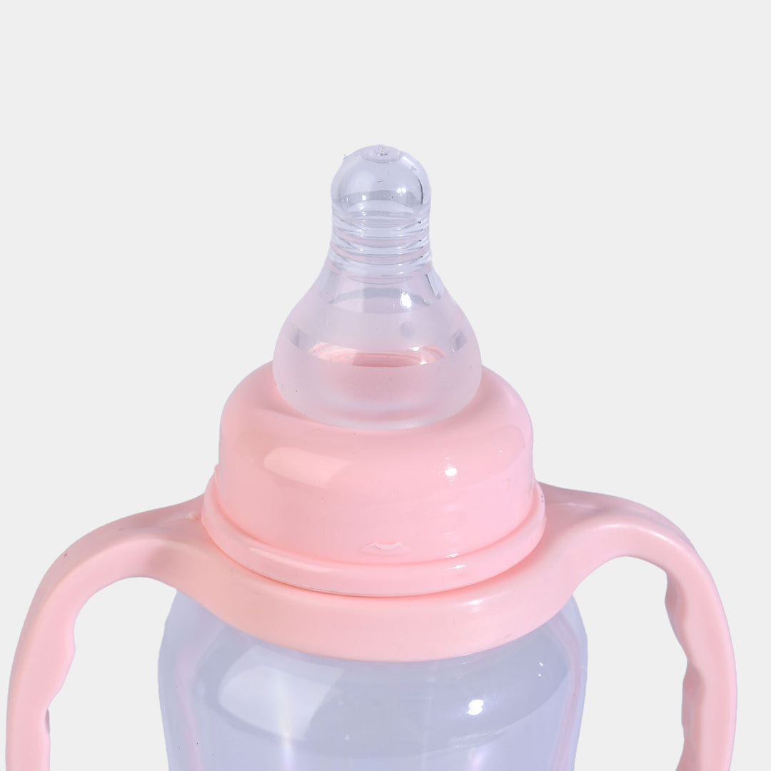Lyfe Baby Plastic Feeding Bottle 9Oz |280ml |Natural Pink