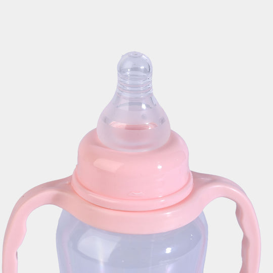 Lyfe Baby Plastic Feeding Bottle 9Oz |280ml |Natural Pink