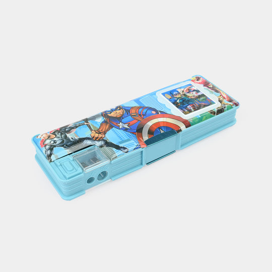 Double Sided Multi-functional Magnetic Pencil Box