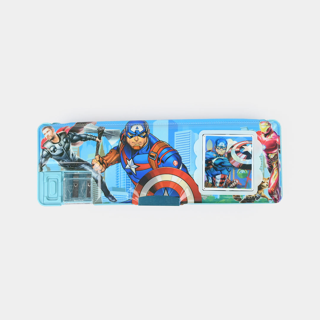 Double Sided Multi-functional Magnetic Pencil Box