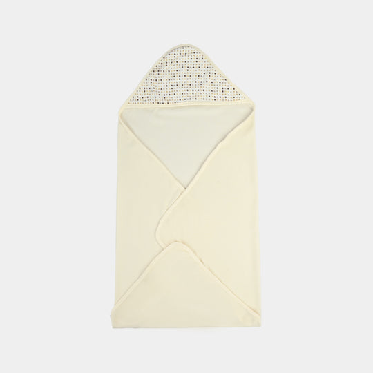 Hooded baby bath towel set