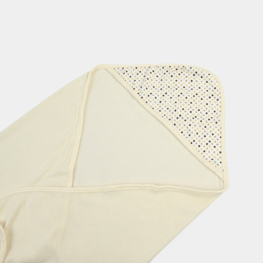 Hooded baby bath towel set