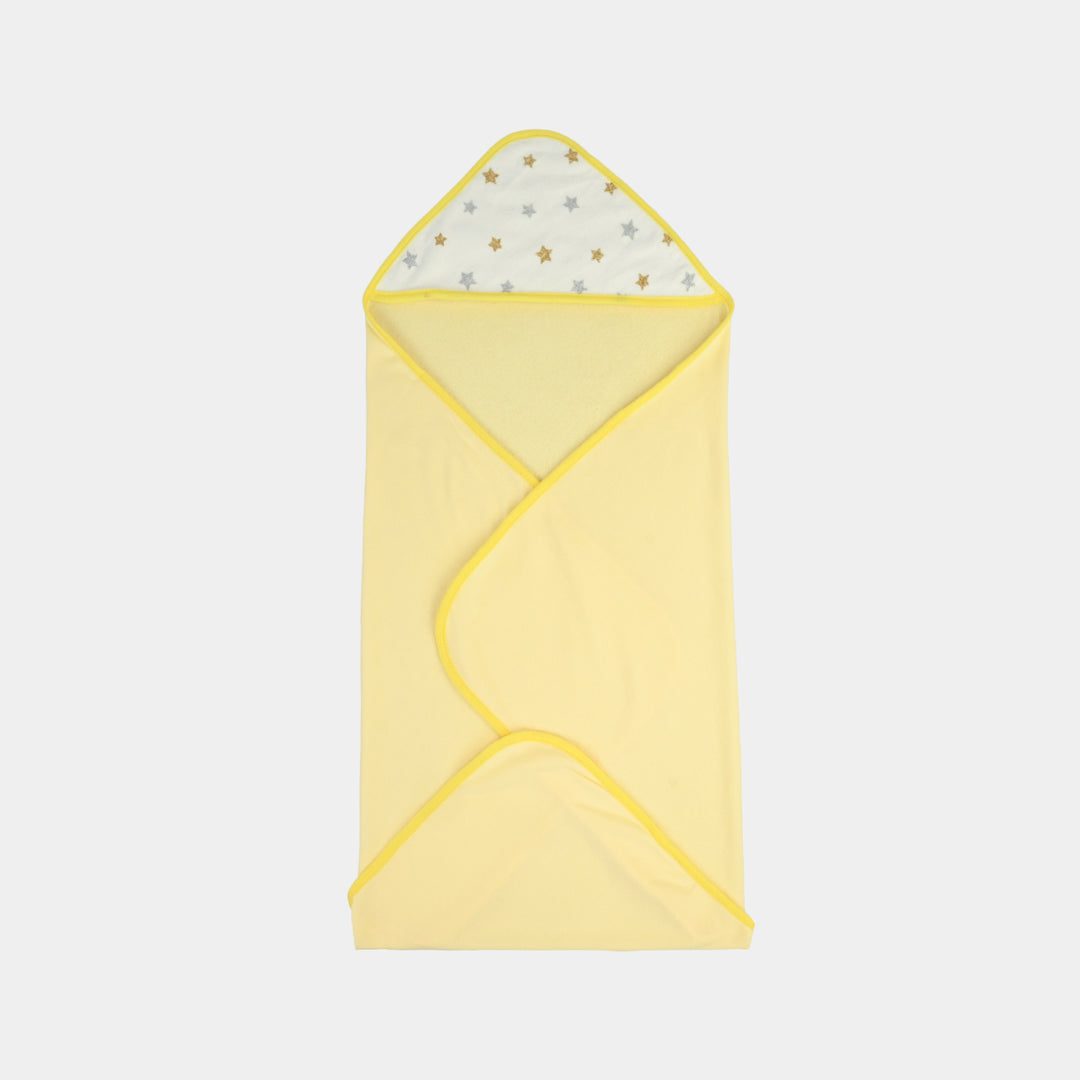 Hooded baby bath towel set