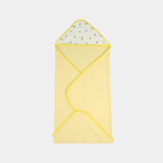 Hooded baby bath towel set