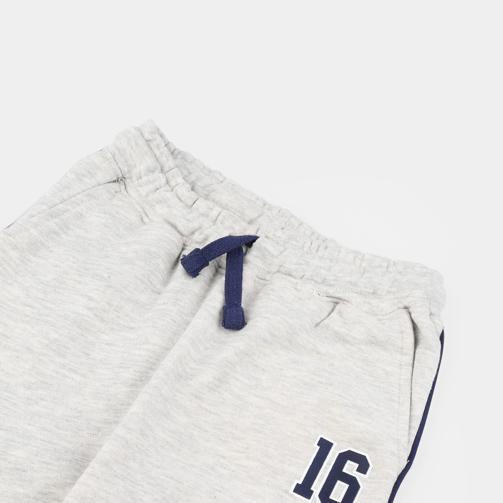 Boys Jersey/Terry Pajama No.16-H-Grey