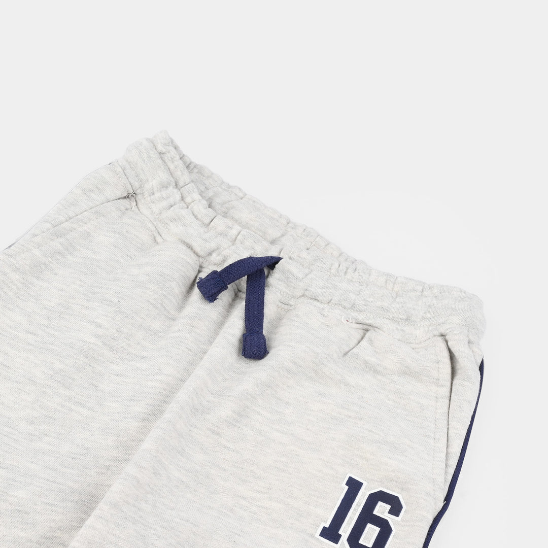 Boys Jersey/Terry Pajama No.16-H-Grey