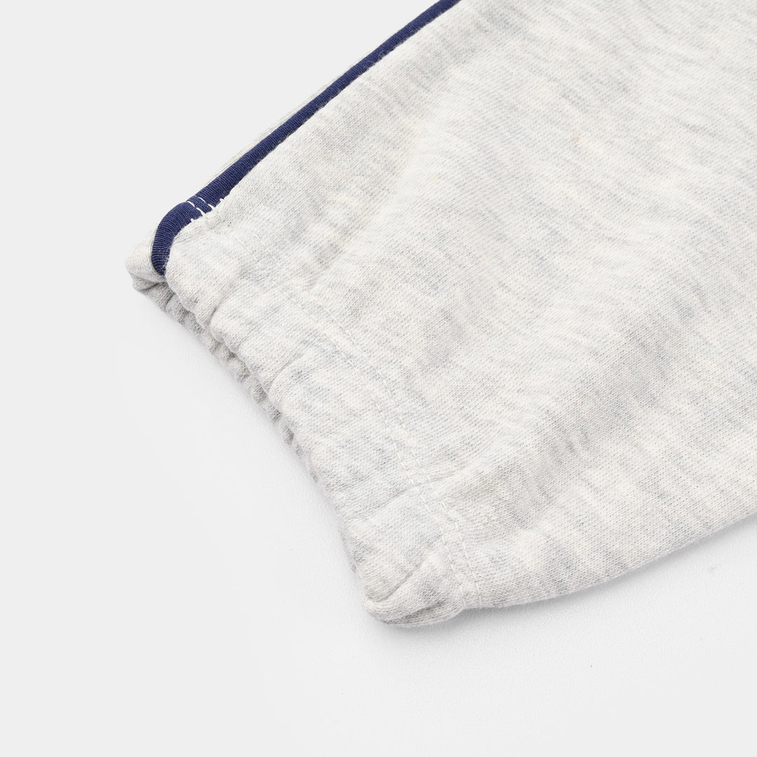 Boys Jersey/Terry Pajama No.16-H-Grey