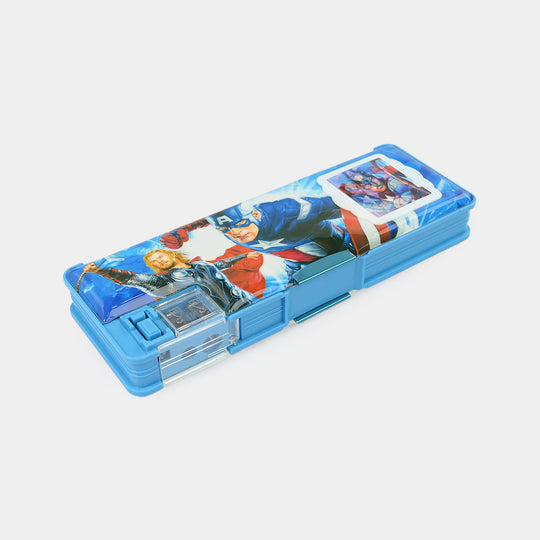 Double Sided Multi-functional Magnetic Pencil Box