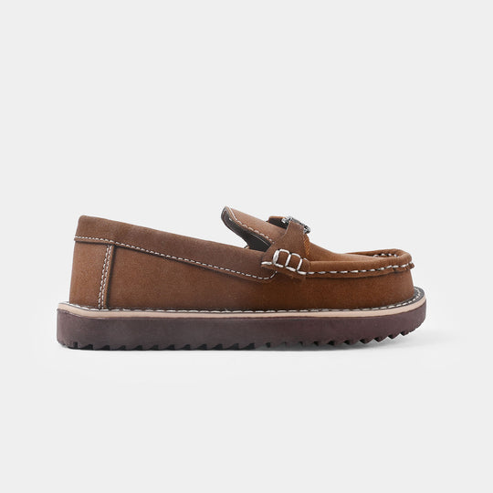Boys Loafer CS-001-CAMEL