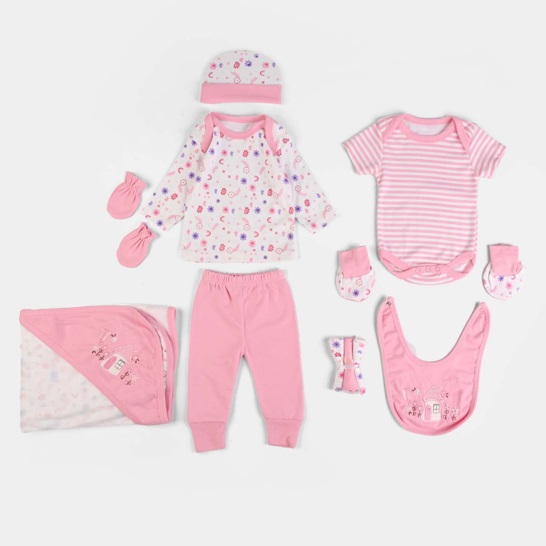 Infant Starter Set 11Pcs Light Pink