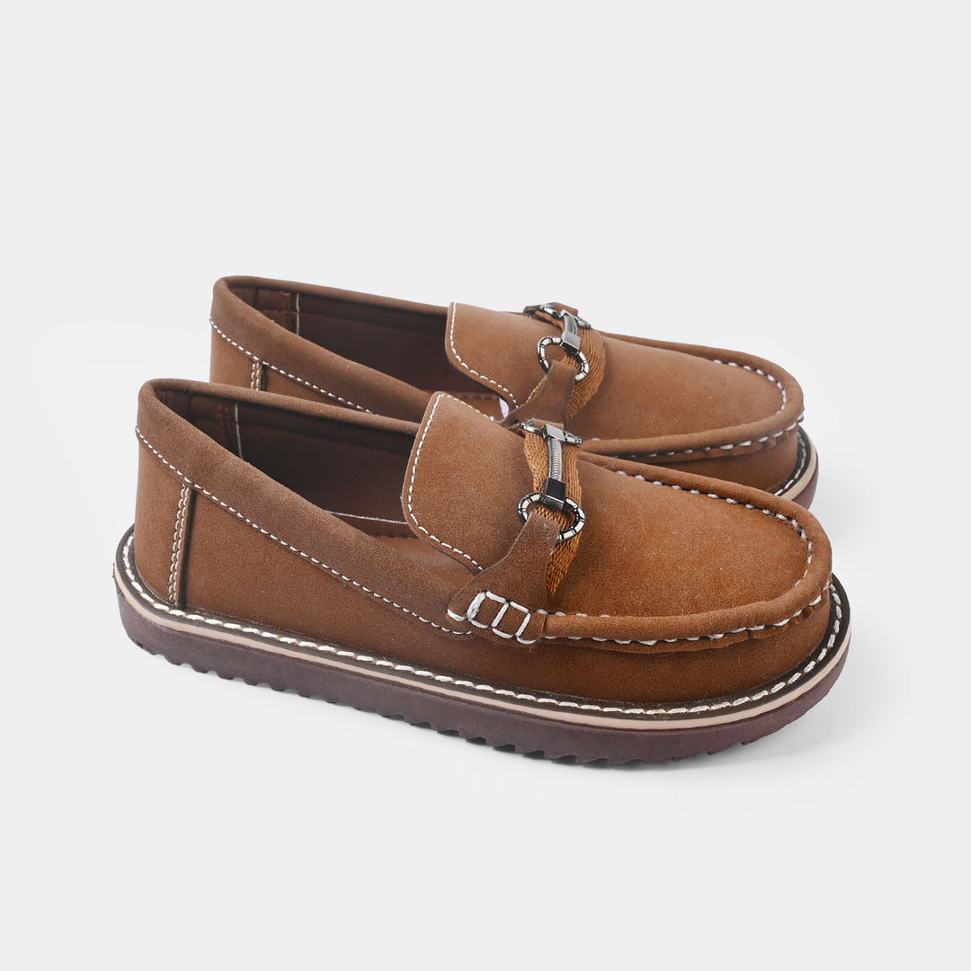Boys Loafer CS-001-CAMEL