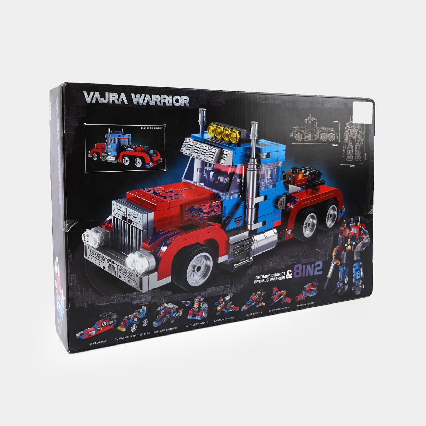 Warrior Building Blocks 8IN2 | Large | 725PCs