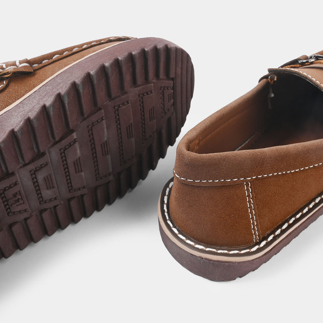 Boys Loafer CS-001-CAMEL