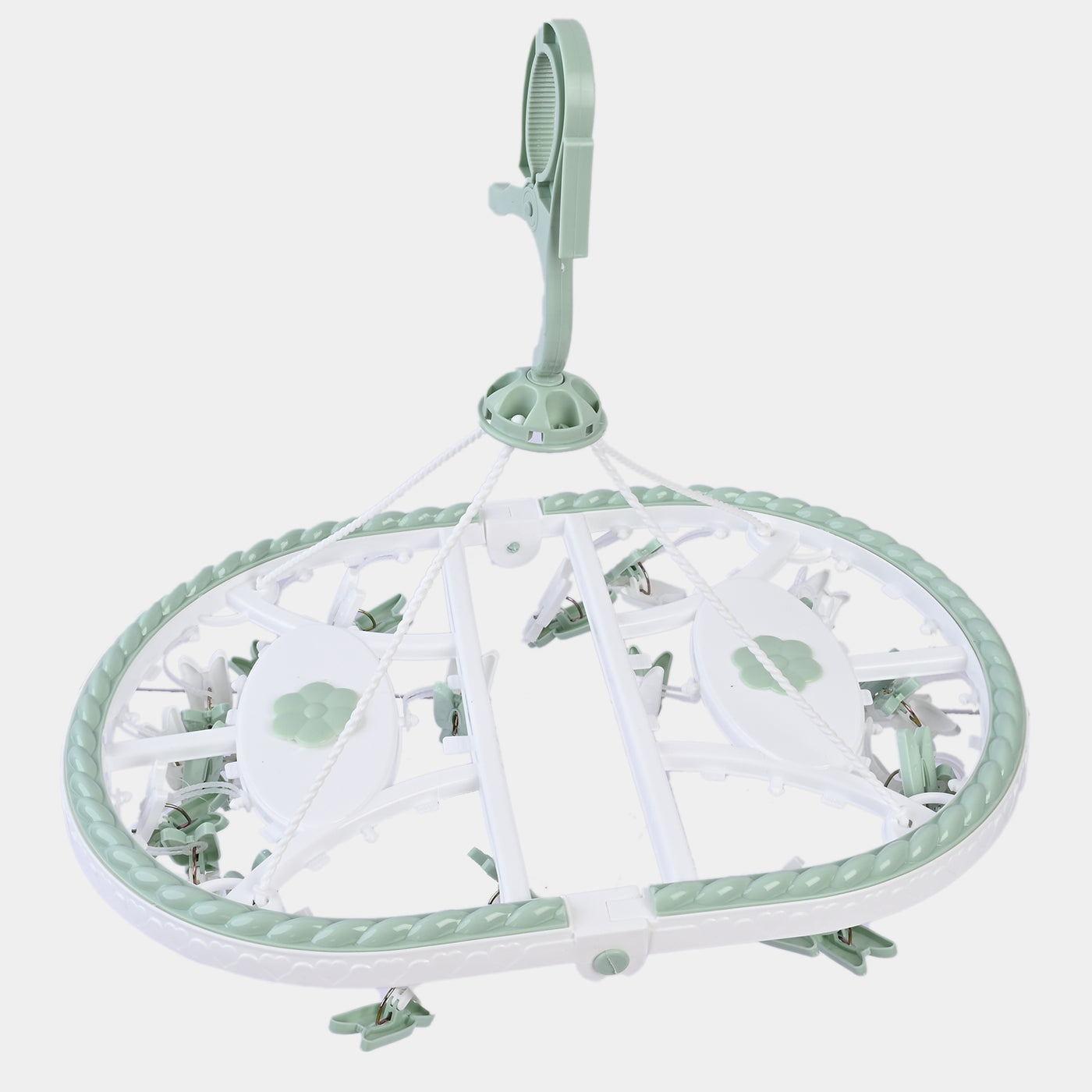 Cloth Hanger Oval | Light Green