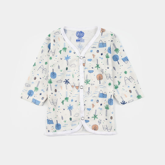 Baby Shirt 1Pc Tree Blue