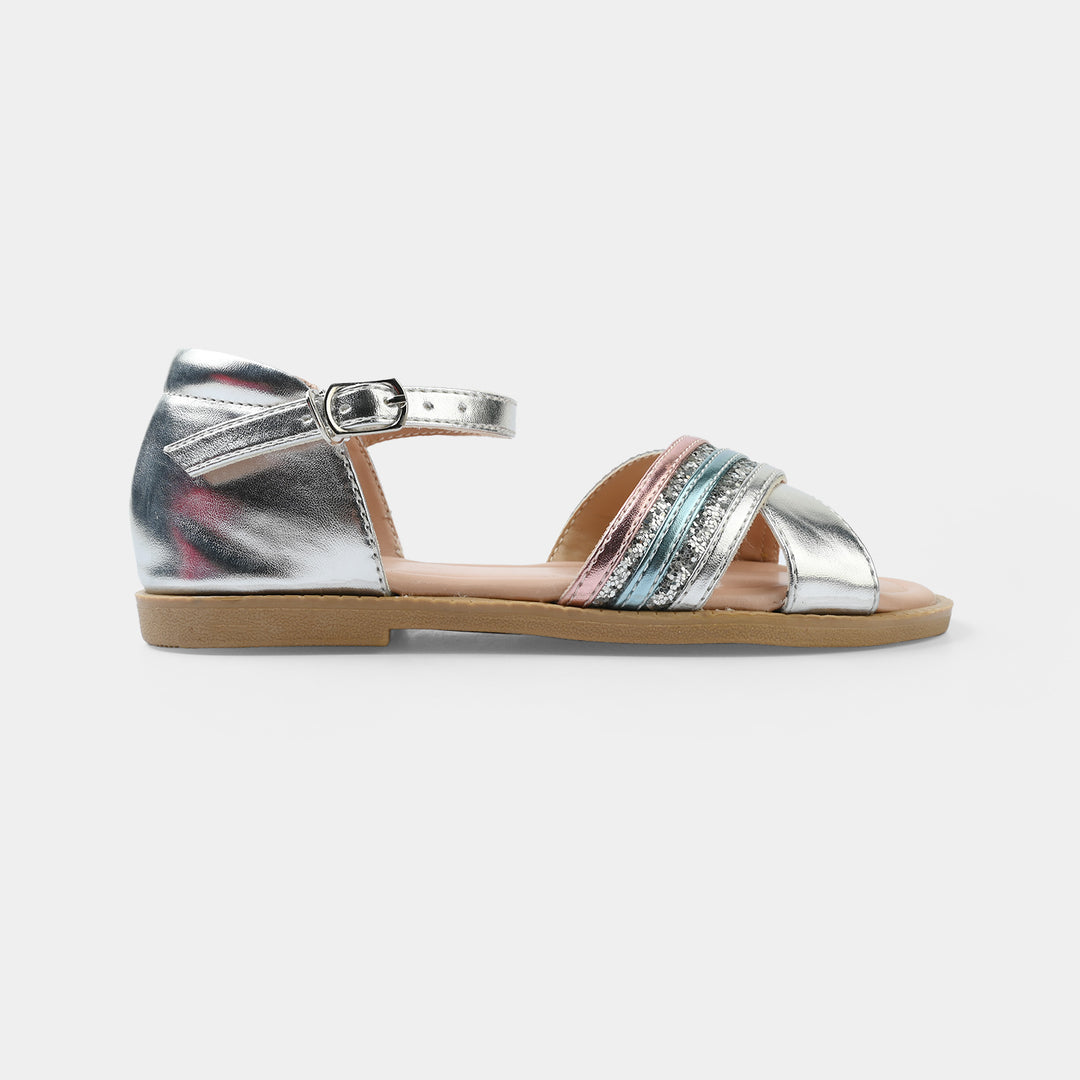 Girls Sandal AS-S03-SILVER