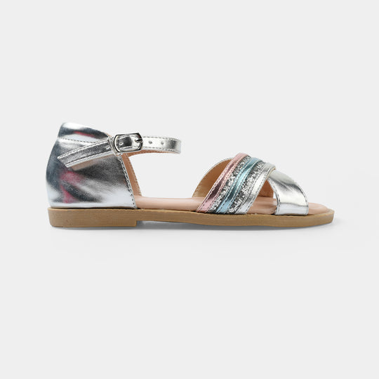 Girls Sandal AS-S03-SILVER
