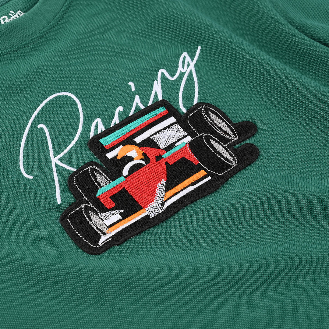 Boys Jumbo Pique T-Shirt F/S Racing-Green