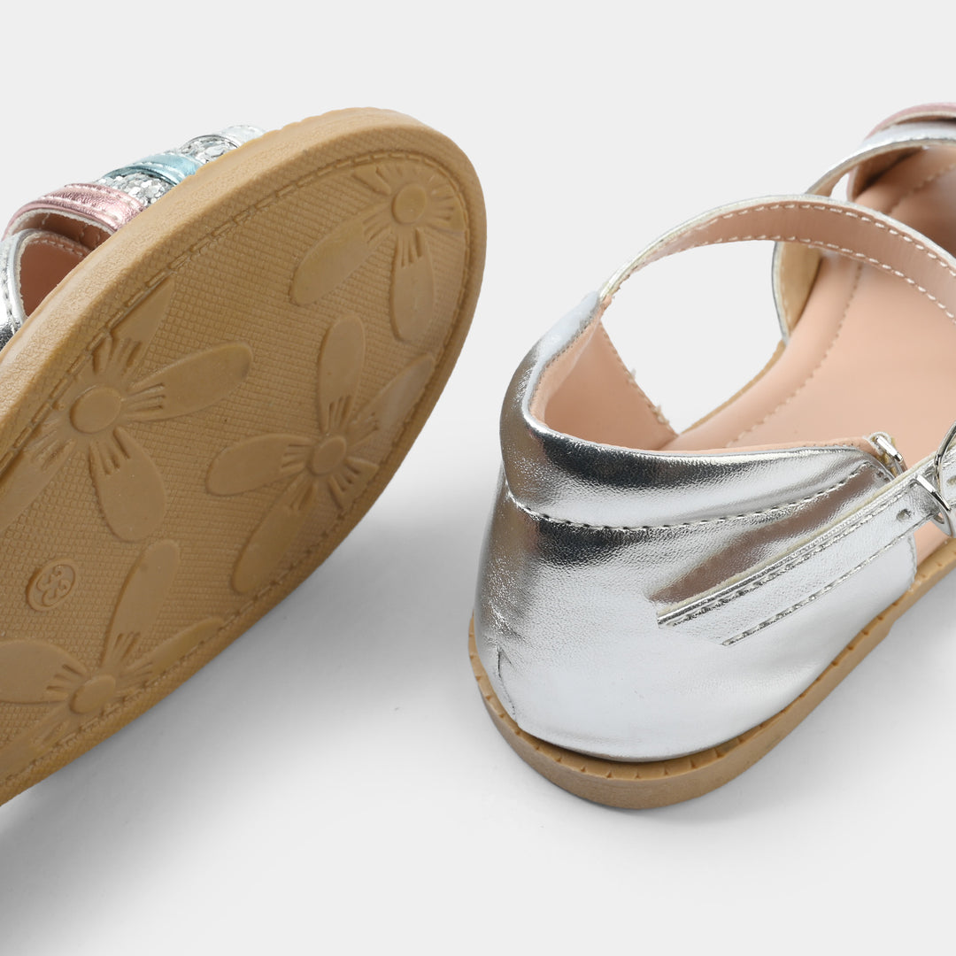 Girls Sandal AS-S03-SILVER