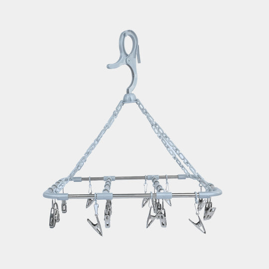 Baby Cloth Hanger With Clips