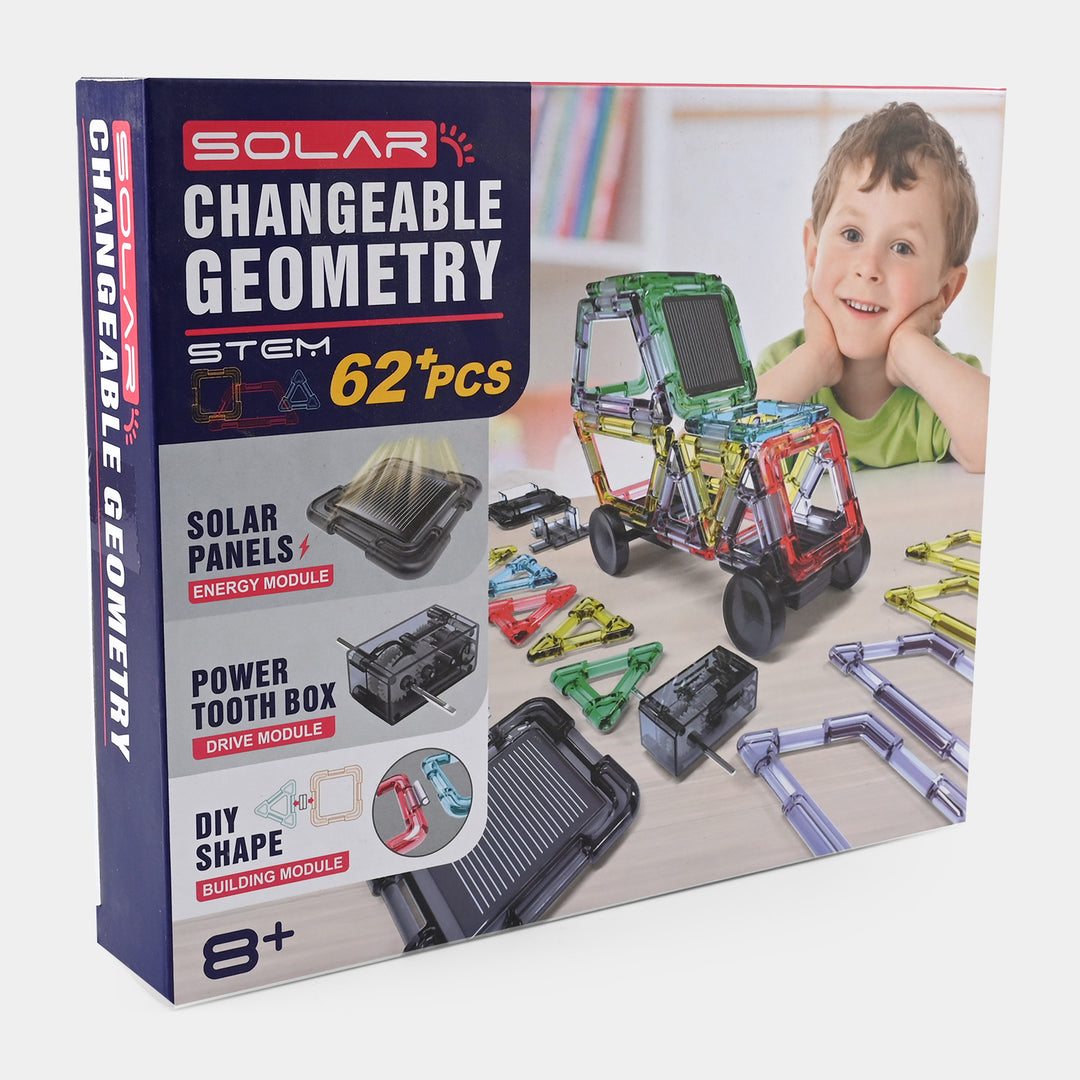 Magnetic Puzzle Solar Play Set For Kids