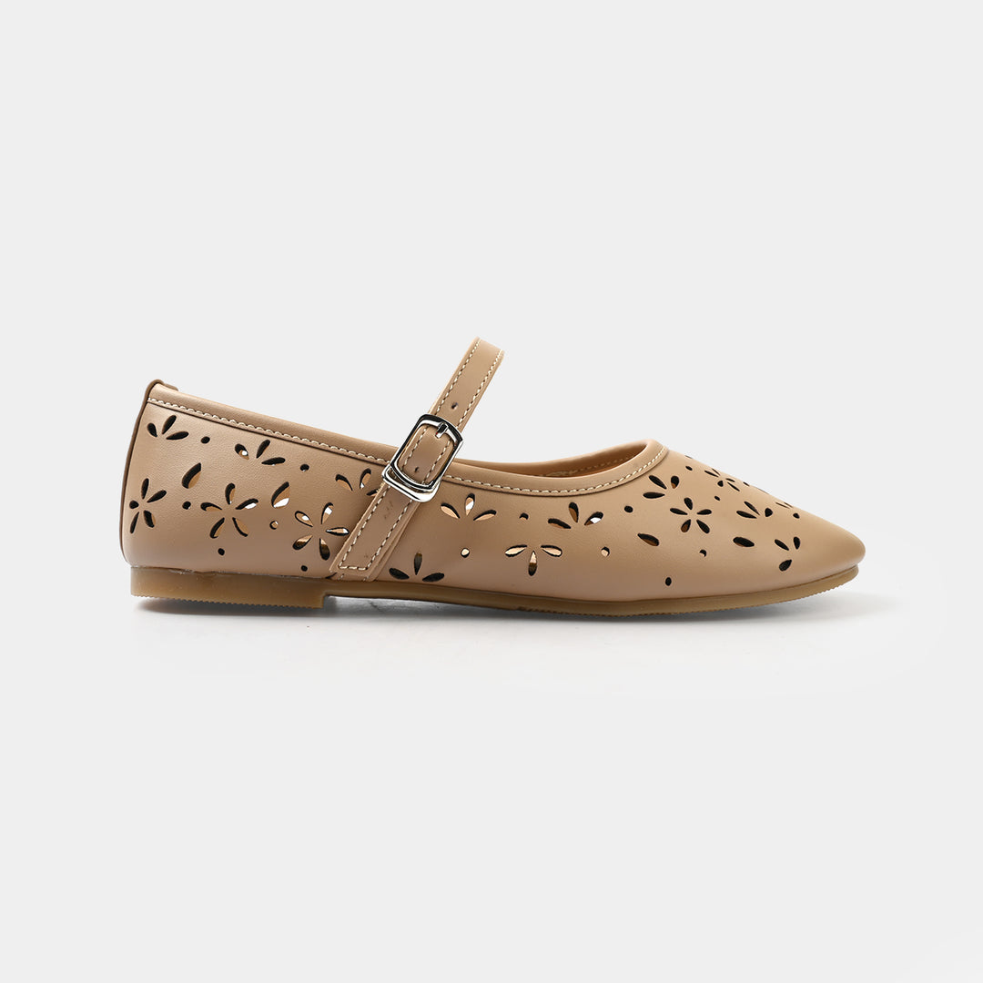 Girls Pumps BS-054-BEIGE