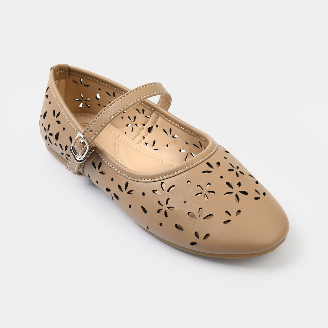 Girls Pumps BS-054-BEIGE