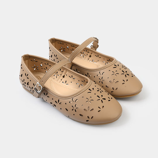 Girls Pumps BS-054-BEIGE