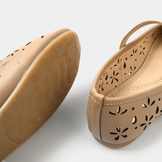 Girls Pumps BS-054-BEIGE