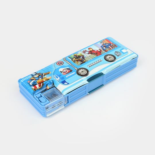 Double Sided Multi-functional Magnetic Pencil Box