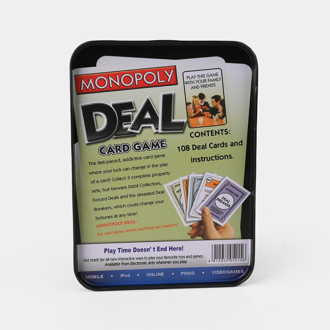 Monopoly Deal Playing Cards Game