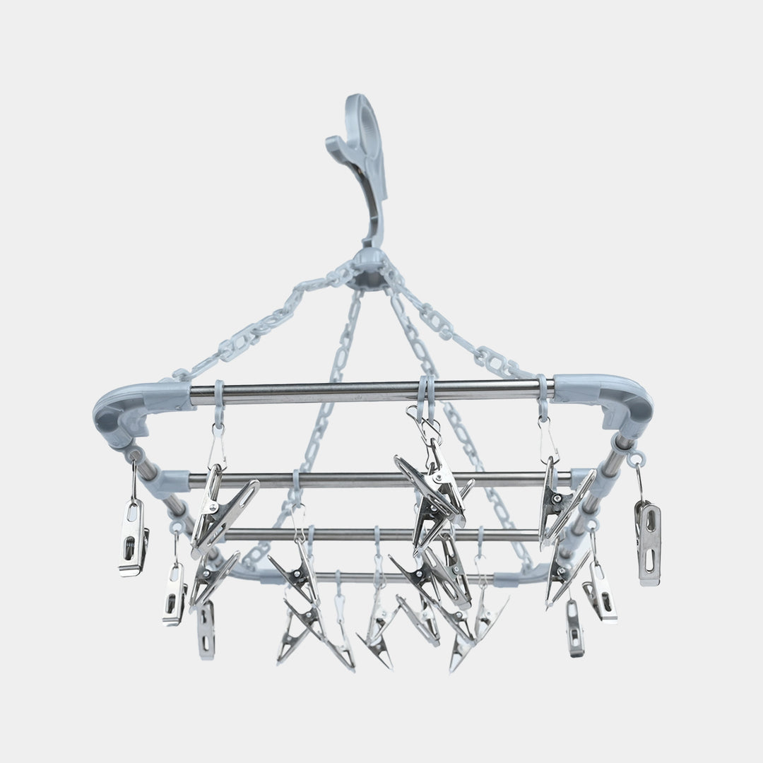 Baby Cloth Hanger With Clips