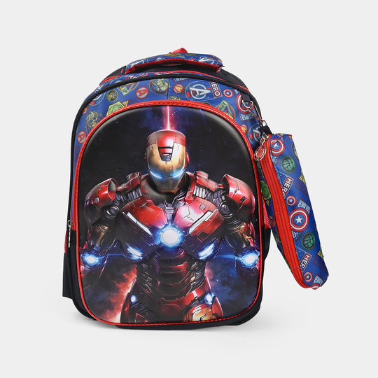 3D Embossed Character Kids School Bag/Backpack