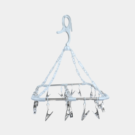 Baby Cloth Hanger With Clips