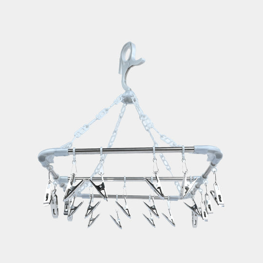 Baby Cloth Hanger With Clips