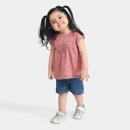 Infant Girls Georgette 2 PC Bloom-Peach