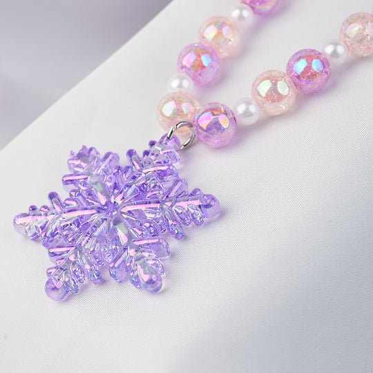 GIRLS CHARM BEADED NECKLACE & BRACELET