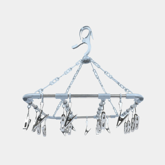 Baby Cloth Hanger With Clips