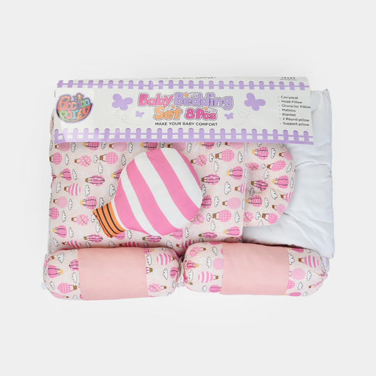 Infant Bedding Set 8PCs - Pink