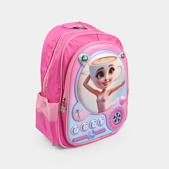 3D Embossed Character Kids School Bag/Backpack