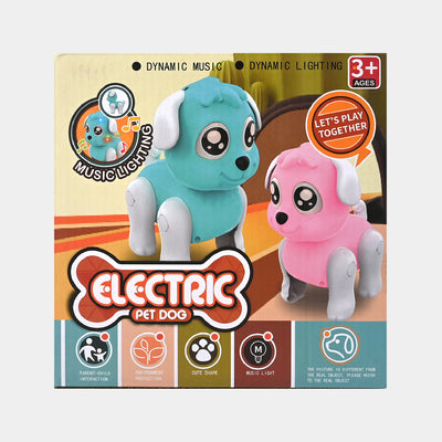 Electric Dog With Light & Music For Kids