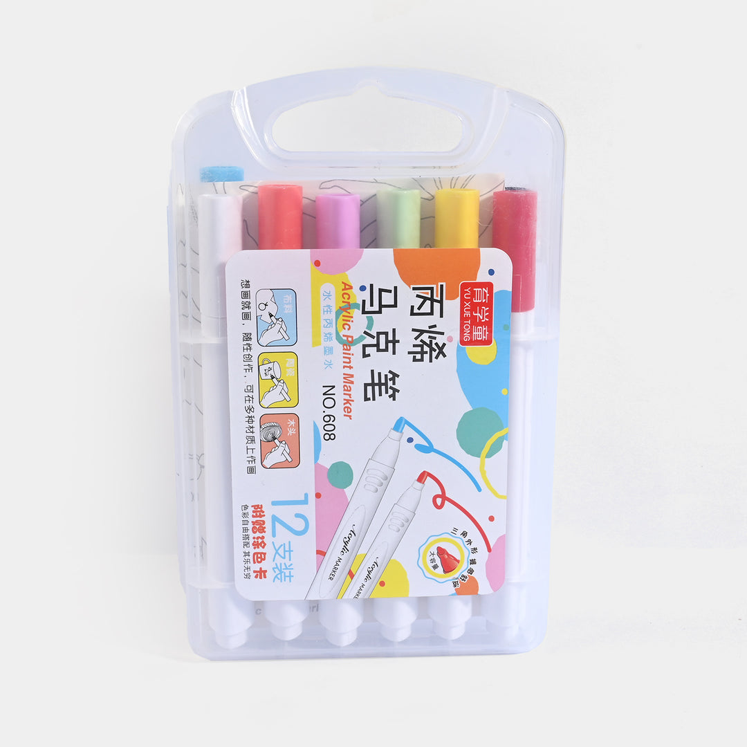 Acrylic Marker Set 12PCs