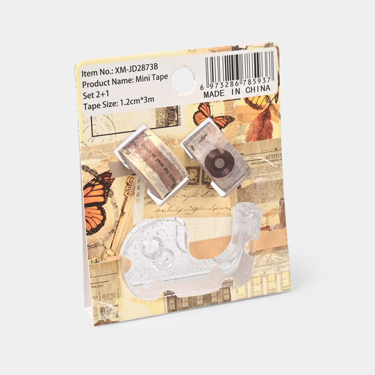 Mini Tape Set with Dispenser – 2 Rolls