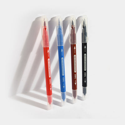 2 in 1 Double Ended Tip Pen 12 Colors For Kids