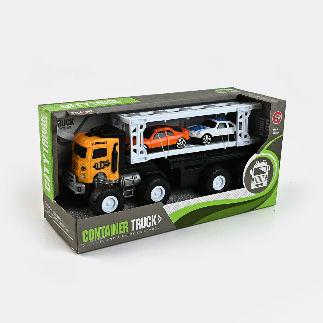 Inertia Container Truck With Light & Music For Kids